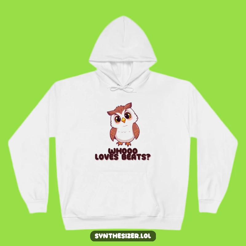 Funny Owl DJ Light Hoodie: Cozy Nights and Hilarious Party Vibes Gift